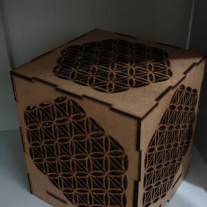 Flor da Vida - Linguagem da Luz - Luminária MDF