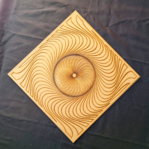 Fluxo Espiral - Quadro em MDF