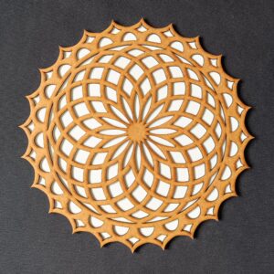 Mandala GiraSol - Quadro em MDF