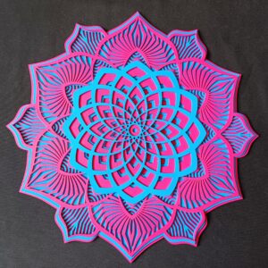 Florescer Lótus - Quadro em MDF