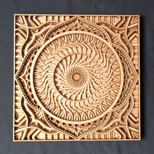 Portal Espiral - Quadro em MDF